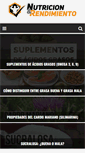 Mobile Screenshot of nutricionyrendimiento.com